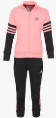 Adidas Yg Ts Hd Co Pink Track Suit girls