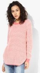 Aeropostale Pink Printed Sweater women