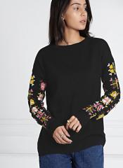 All About You Black Solid Sweater women