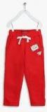 Allen Solly Junior Red Straight Fit Track Pant girls