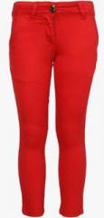 Allen Solly Junior Red Trouser girls