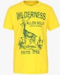 Allen Solly Junior Yellow T Shirt boys