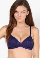 Amante Blue Non Wired Padded Bra women