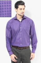 Arrow Purple Regular Fit Formal Shirt men