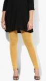 Aurelia Mustard Yellow Solid Leggings women