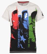 Avengers Grey Melange T Shirt boys