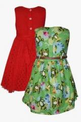 Bella Moda Pack Of 2 Multicoloured Colored Casual Dress girls