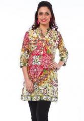 Belle Fille 3/4Th Sleeve Printed Multi Tunic women