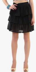 Belle Fille Black Flared Skirt women