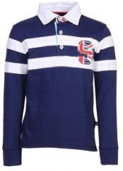 Bells And Whistles Navy Blue Polo T Shirt boys