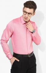 Blackberrys Pink Solid Slim Fit Formal Shirt men