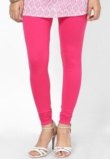 Bluestripes Pink Solid Leggings women