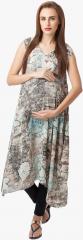 Blush 9 Maternity Multi Coloured Printed Maternity Tunic women