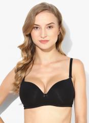 Bwitch Black Solid Non Wired Lightly Padded Bra women