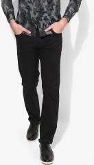 Calvin Klein Jeans Black Solid Regular Fit Chinos men