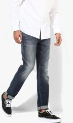Calvin Klein Jeans Blue Washed Low Rise Skinny Fit Jeans men