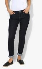 Calvin Klein Jeans Navy Blue Mid Rise Skinny Jeans women