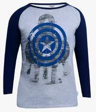 Captain America Grey T shirt boys
