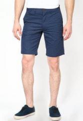 Celio Blue Solid Shorts men