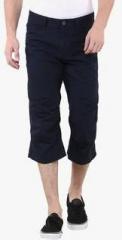 Celio Navy Blue Solid Shorts men