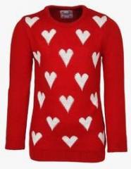Chalk By Pantaloons Red Sweater girls