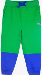 Cherry Crumble Green Solid Track Bottoms boys