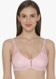 Clovia Pink Solid Non Wired Full Lightly Padded T Shirt Bra women