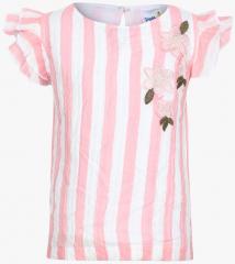 Daffodils Pink Striped Casual Top girls