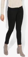 Deal Jeans Black Solid Mid Rise Skinny Fit Jeans women