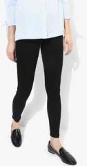Deal Jeans Black Solid Skinny Fit Coloured Pants women