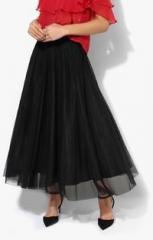 Dorothy Perkins Black Flared Skirt women