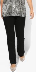 Dorothy Perkins Black Solid Mid Rise Straight Fit Jeans women