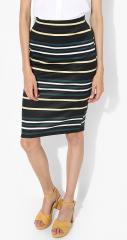 Dorothy Perkins Black Striped Pencil Skirt women