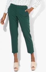 Dorothy Perkins Green Solid Slim Fit Coloured Pants women