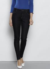 Dorothy Perkins Navy Blue Skinny Fit Mid Rise Clean Look Stretchable Jeans women