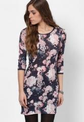 Dorothy Perkins Navy Floral Bling Tunic women