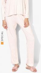 Dorothy Perkins Peach Solid Loungewear Pants women