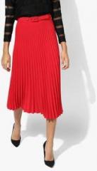Dorothy Perkins Red Flared Skirt women