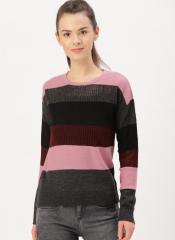Dressberry Multicoloured Colourblocked Pullover women