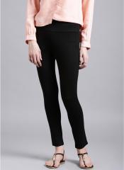 Ether Black Four Way Stretch Trousers women
