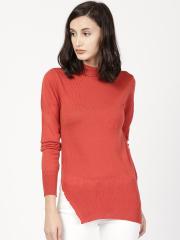 Ether Rust Solid Sweater women