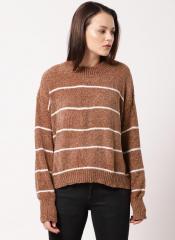 Ether Rust Striped Sweater women