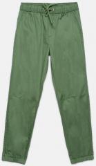 Fame Forever By Lifestyle Green Solid Joggers boys