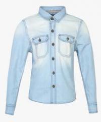 Fame Forever By Lifestyle Light Blue Casual Shirt boys