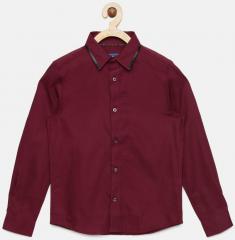 Fame Forever By Lifestyle Maroon Shirt boys