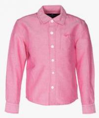 Fame Forever By Lifestyle Pink Casual Shirt boys
