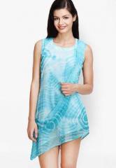 Famous By Payal Kapoor Blue Printed Tunic women