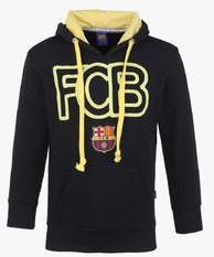 Fc Barcelona Barcelona Black Hooded Sweatshirts boys