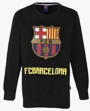 Fc Barcelona Black Graphic Sweatshirt boys