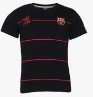 Fc Barcelona Black Round Neck T Shirt boys